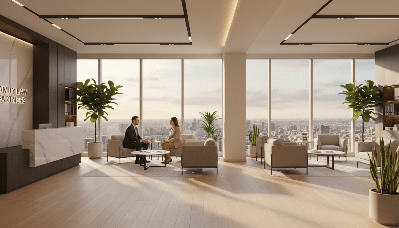 Professional law office interior
